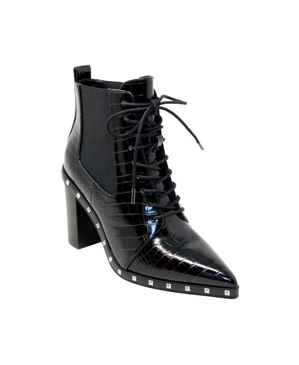 チャールズ・デイビッド レディース シューズ ブーツ・レインブーツ Charles by Charles David Womens DEBATE Black croc print ブラック