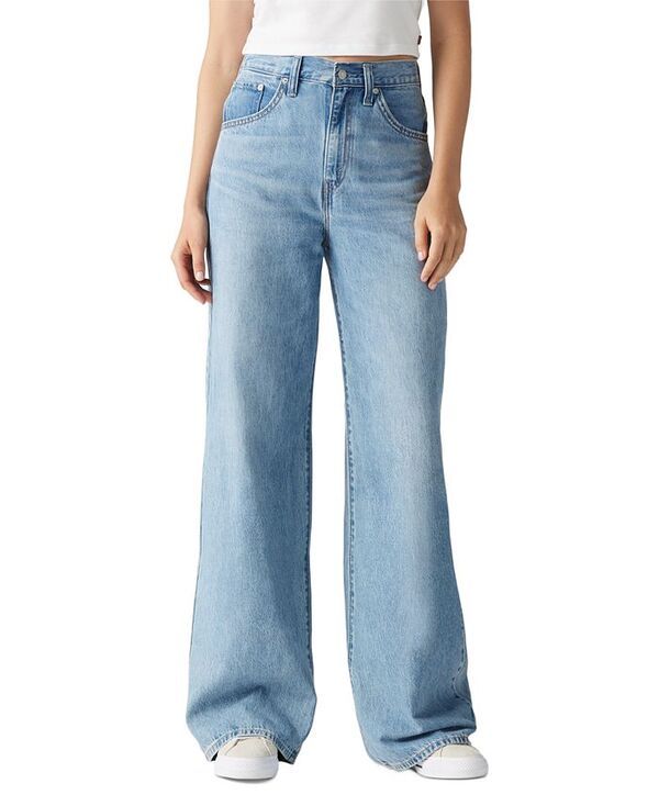 リーバイス レディース ボトムス デニムパンツ ジーンズ Levis Womens CinchWaist Baggy Jeans Invested Indigo インディゴ