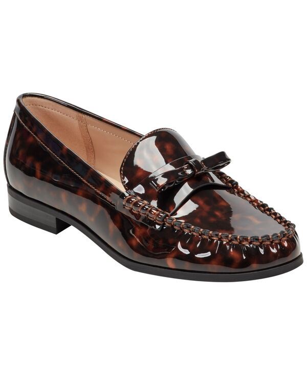 バンドリーノ レディース シューズ パンプス ローファー Bandolino Womens Laynei Tailored Loafers Tortoise Patent