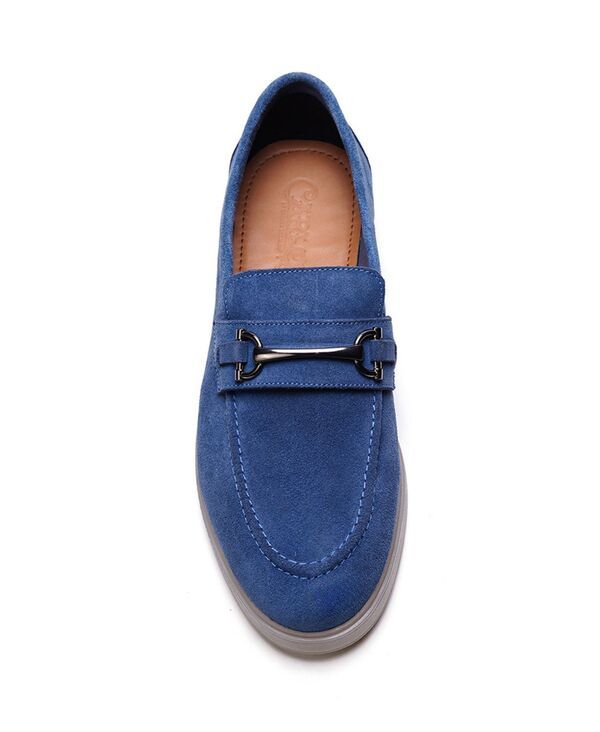カルロスサンタナ メンズ シューズ スリッポン・ローファー Carlos by Carlosantana Mens Funkadelic Bit Loafers Blue ブルー