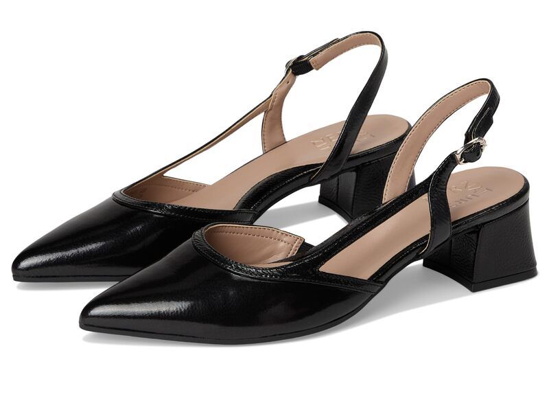 ナチュライザー レディース シューズ ヒール Naturalizer Mila Dress Shoes Black Leather ブラック