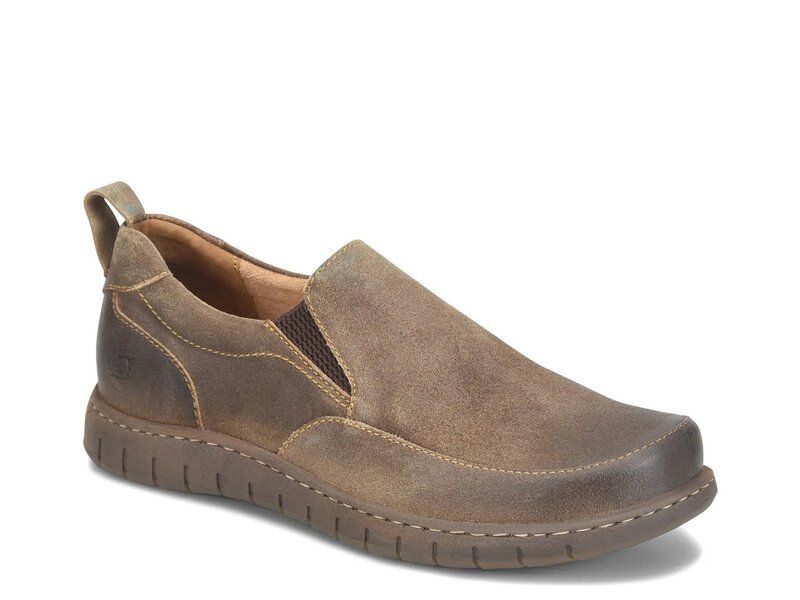 ボーン メンズ シューズ スリッポン・ローファー Born Leeds SlipOn Taupe トープ