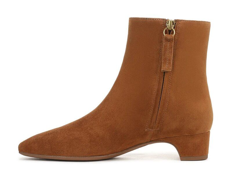フランコサルト レディース シューズ ブーツ・レインブーツ Franco Sarto Luella Bootie Tan Suede タン