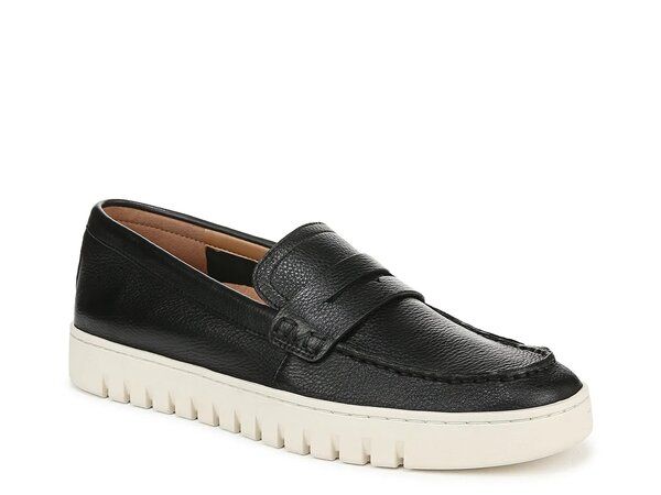 バイオニック メンズ シューズ スリッポン・ローファー Vionic Uptown Loafer Black ブラック