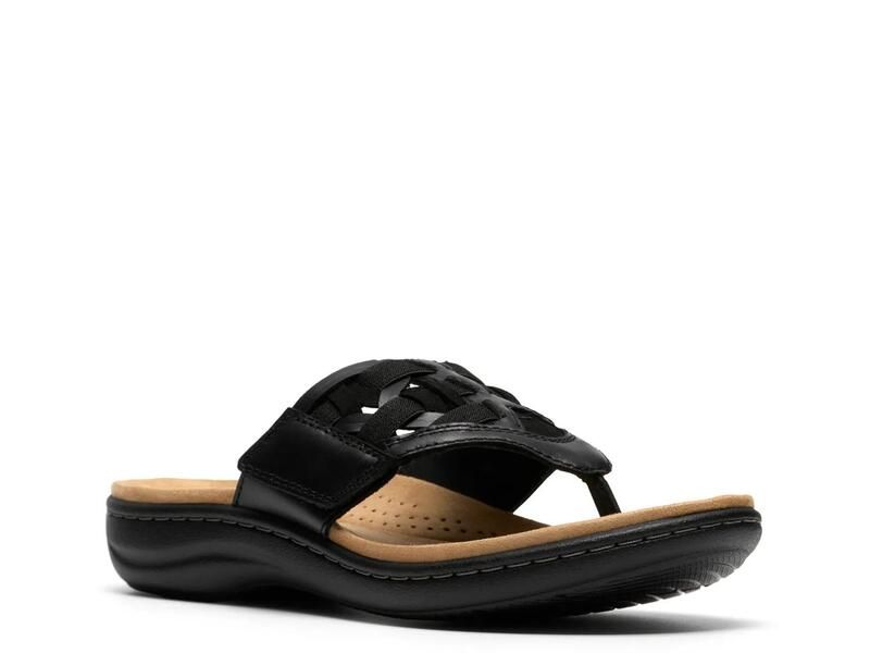 クラークス レディース シューズ サンダル Clarks Laurieann Mia Sandal Black Leather ブラック