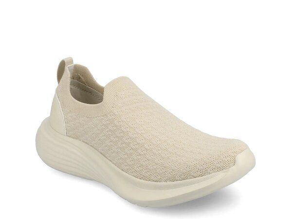 ジャーニー レディース シューズ スリッポン・ローファー スニーカー Journee Linnea SlipOn Sneaker Bone White ホワイト