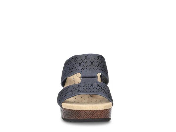イージーストリート レディース シューズ サンダル Easy Works by Easy Street Rin Sandal Navy ネイビー