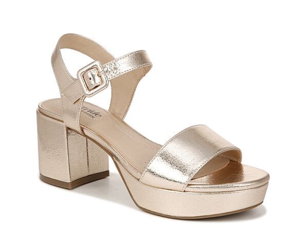 ライフストライド レディース シューズ サンダル プラットフォーム LifeStride Rhythm Platform Sandal Platino