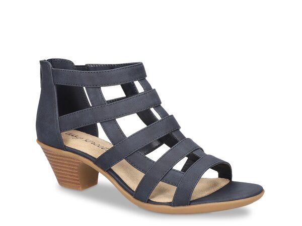 イージーストリート レディース シューズ サンダル Easy Street Marg Gladiator Sandal Navy ネイビー