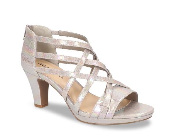 イージーストリート レディース シューズ サンダル Easy Street Bee Sandal Natural Iridescent