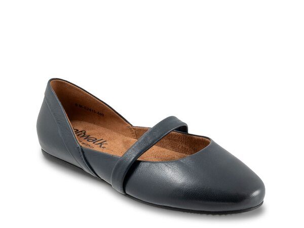 ソフトウォーク レディース シューズ パンプス Softwalk Samara Flat Navy ネイビー