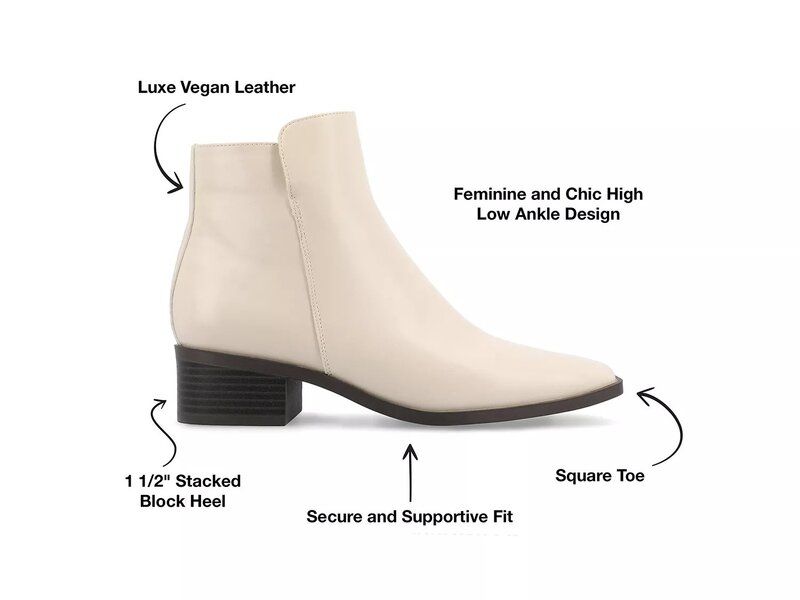 ジャーニー レディース シューズ ブーツ・レインブーツ キャップ Journee Cappri Bootie Off White オフホワイト