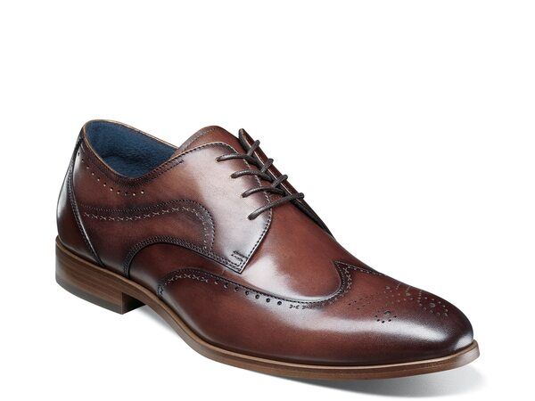 ステイシーアダムス メンズ シューズ オックスフォード ウィングチップ Stacy Adams Brayden Flex Wingtip Oxford Dark Brown ブラウン