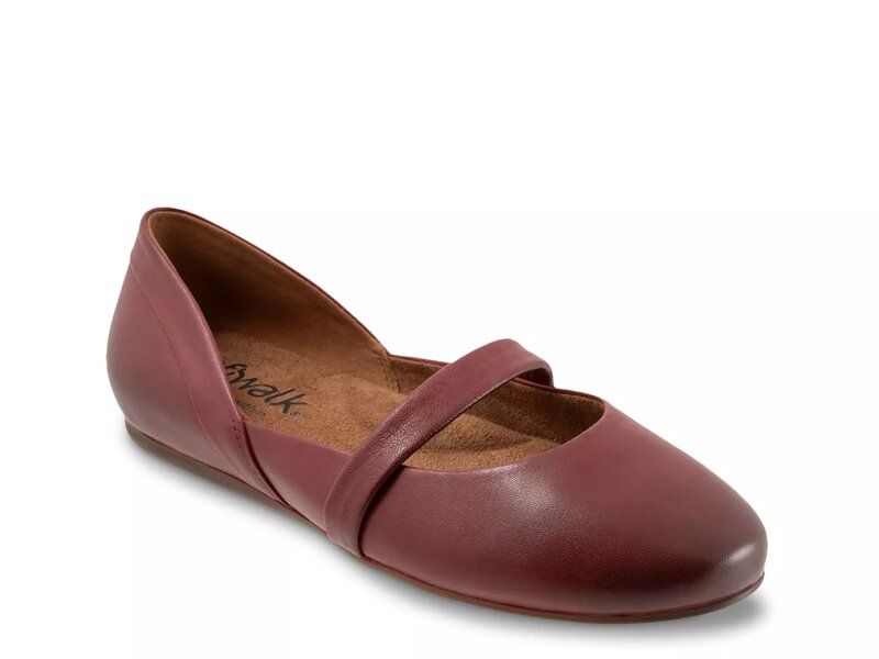 ソフトウォーク レディース シューズ パンプス Softwalk Samara Flat Burgundy バーガンディ