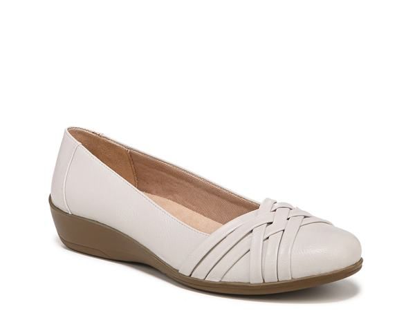 ライフストライド レディース シューズ スリッポン・ローファー LifeStride Incredible SlipOn White ホワイト
