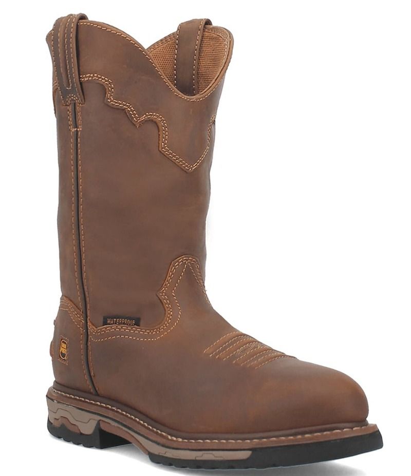 ダンポスト メンズ シューズ ブーツ・レインブーツ レザー Dan Post Mens Journeyman 11 Waterproof Leather Round Composite Toe Wor