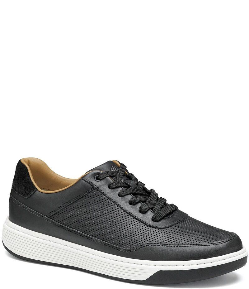 ジョンストンアンドマーフィー メンズ シューズ スリッポン・ローファー スニーカー レース レザー Johnston Murphy Mens Dawson Perforated Leather UTh