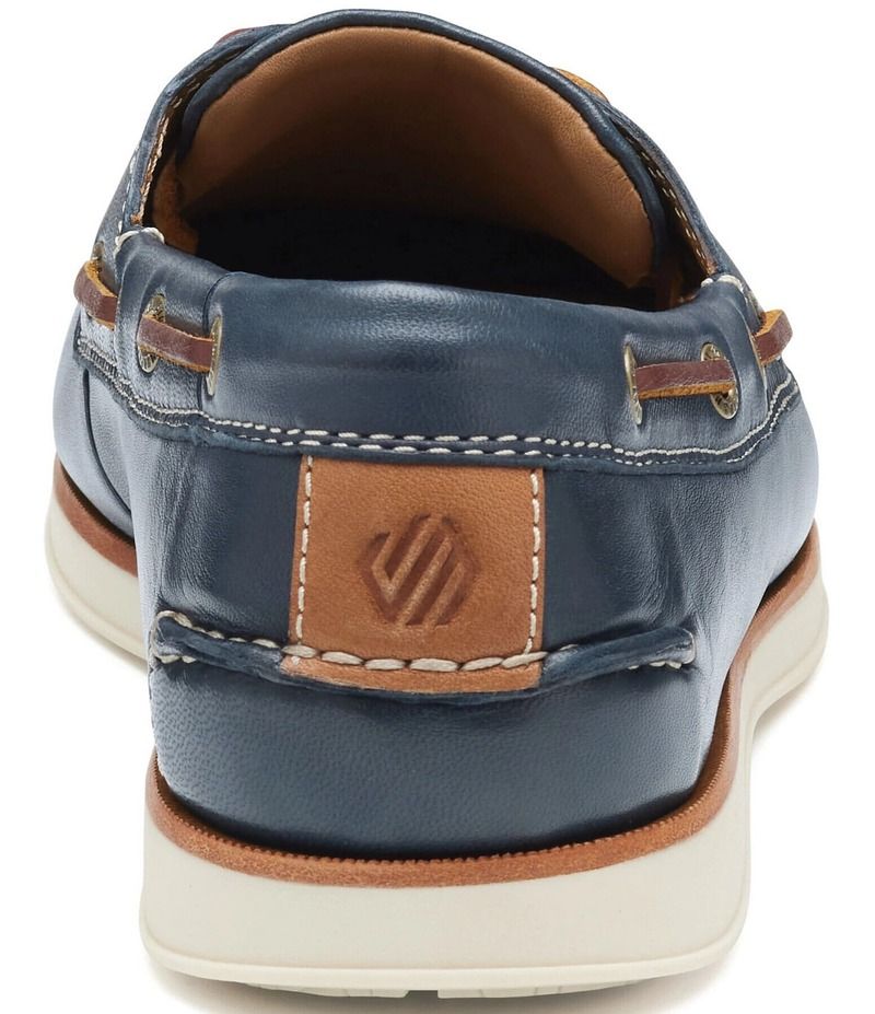 ジョンストンアンドマーフィー メンズ シューズ スリッポン・ローファー レザー Johnston Murphy Mens Monaco Leather 2Eye Boat Shoes Navy ネイビ