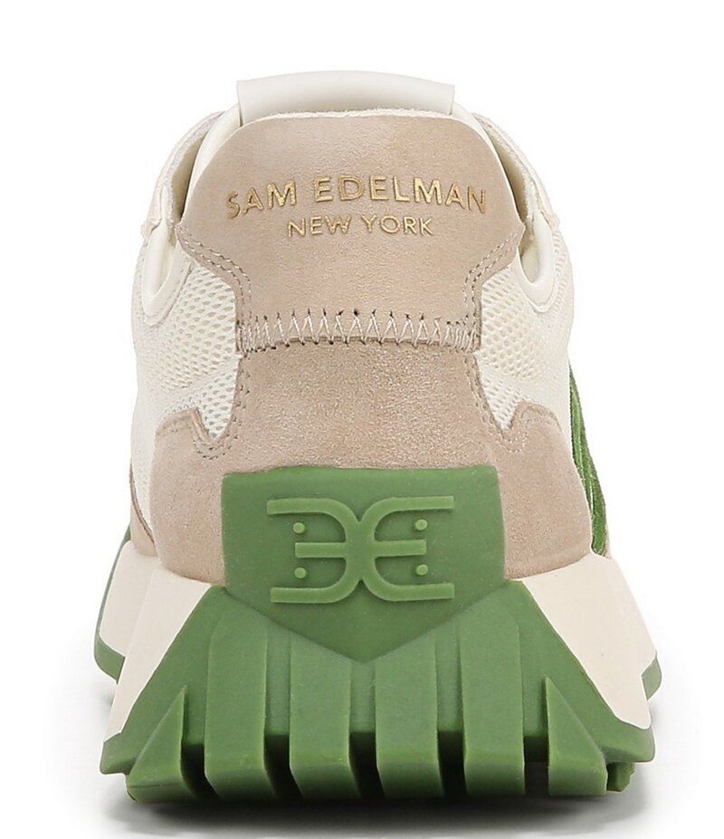 サムエデルマン レディース ボトムス カジュアルパンツ メッシュ スニーカー スエード レース Sam Edelman Langley Suede and Mesh Lace Up Retro Sne