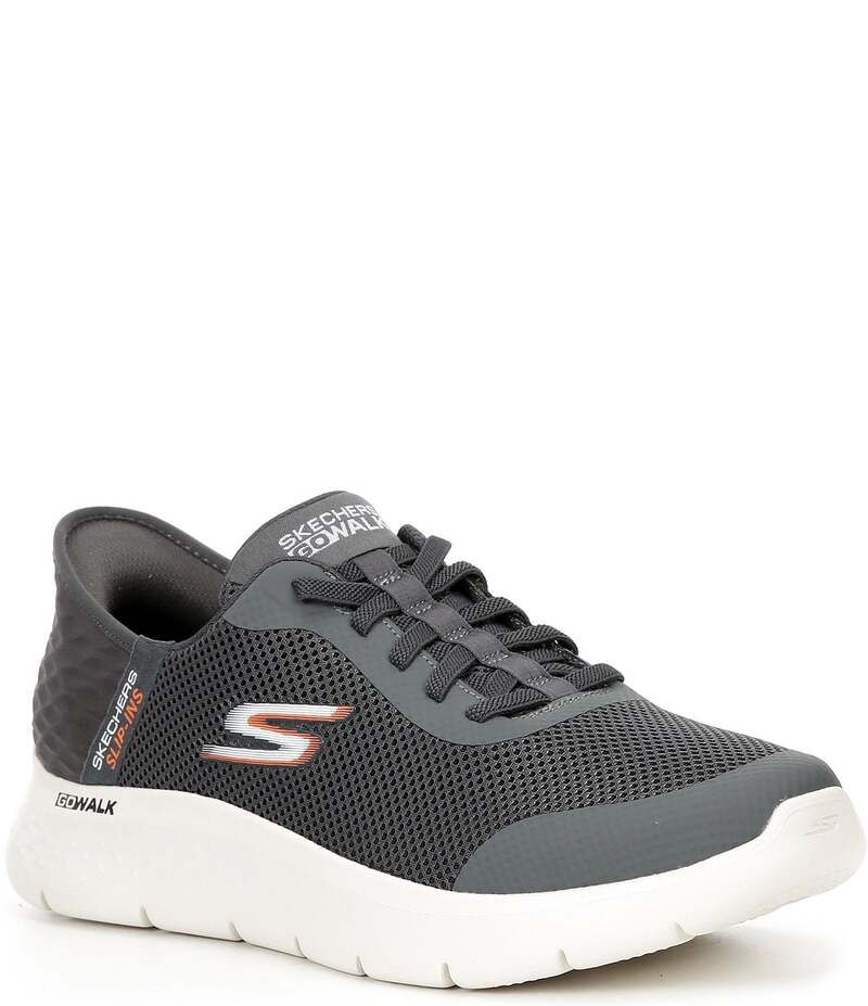 スケッチャーズ メンズ シューズ スニーカー Skechers Mens Slip Ins GO WALK Flex Hands up Machine Washable Sneakers Grey グ