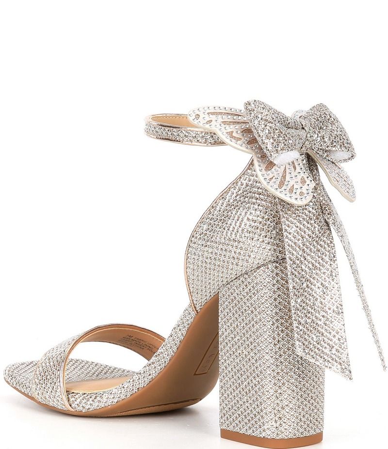 カッパーキー レディース シューズ サンダル Copper Key Jubilee Glitter Butterfly Bow Dress Sandals Rose Gold ゴールド