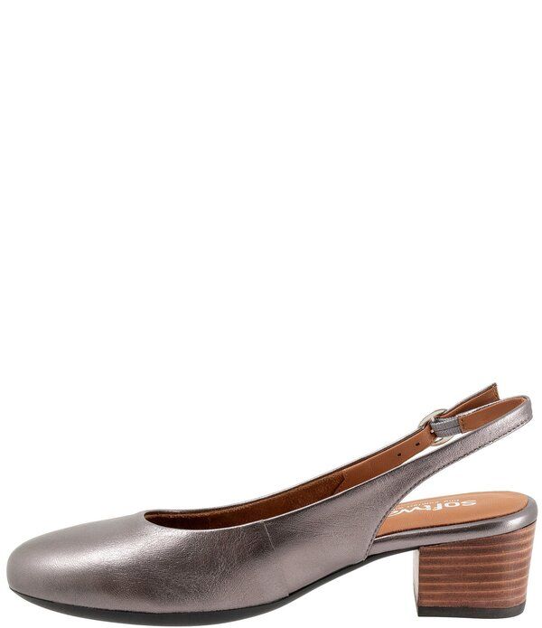 ソフトウォーク レディース シューズ パンプス レザー SoftWalk Largo Leather Slingback Pumps Pewter ピューター