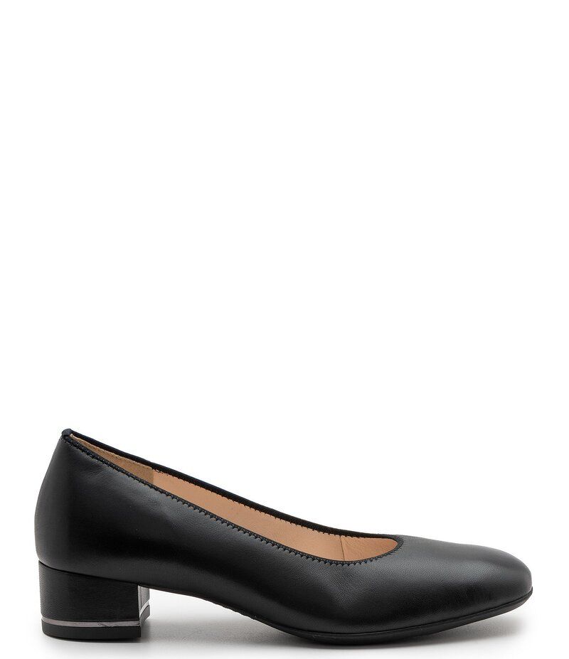 アラ レディース シューズ パンプス レザー ヒール ara Gabrielle Leather Block Heel Pumps Black Leather ブラック