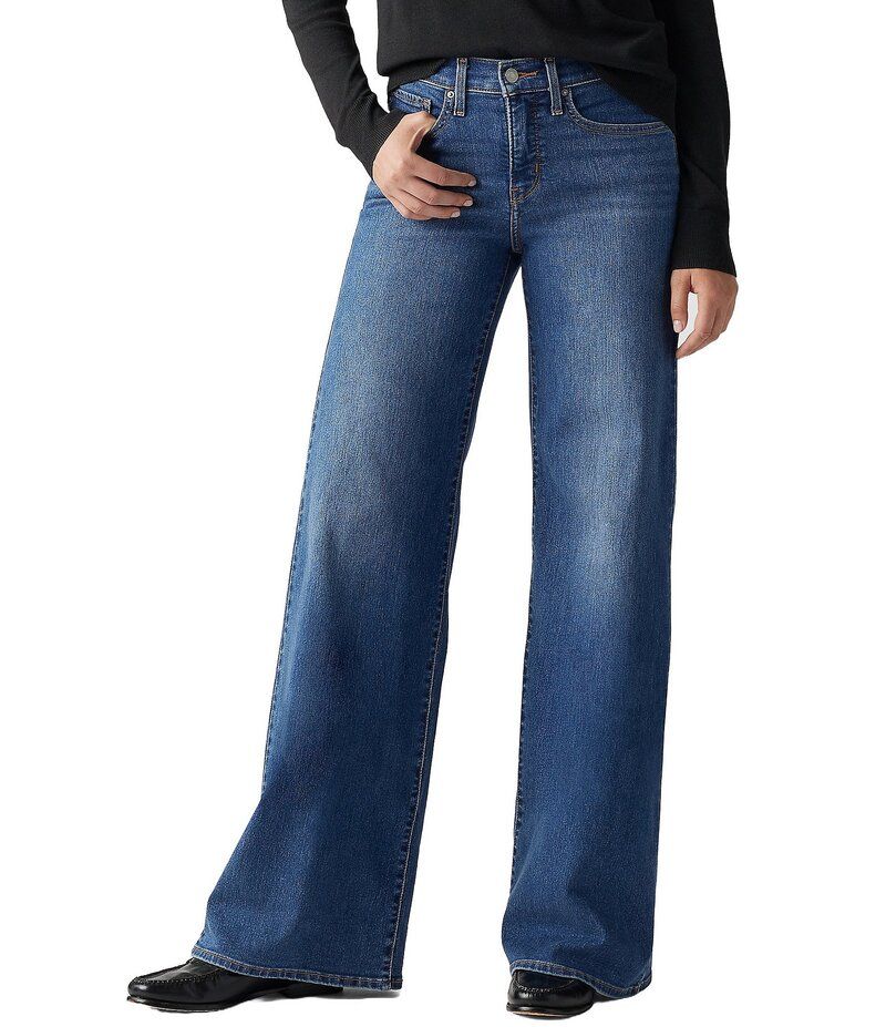 リーバイス レディース ボトムス デニムパンツ ワイドレッグ ジーンズ LevisR 318 Shaping Mid Rise Wide Leg Jeans Clever Girl 17,005円