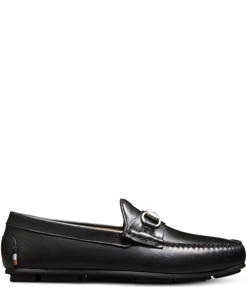 アレンエドモンズ メンズ シューズ レザー ローファー AllenEdmonds Mensebastian Leather Bit Buckle Driving Loafers Black ブラック