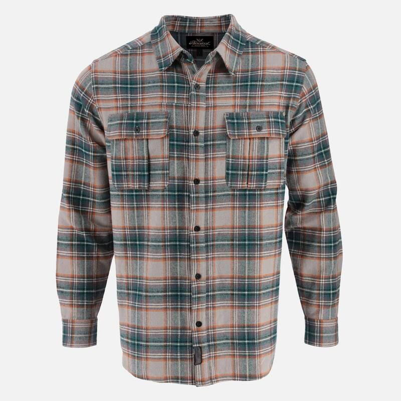 ソログッド メンズ トップス Tシャツ Thorogood Mens Heavyweight Brushed Button Up Shirtrades Legacy Plaid チェック
