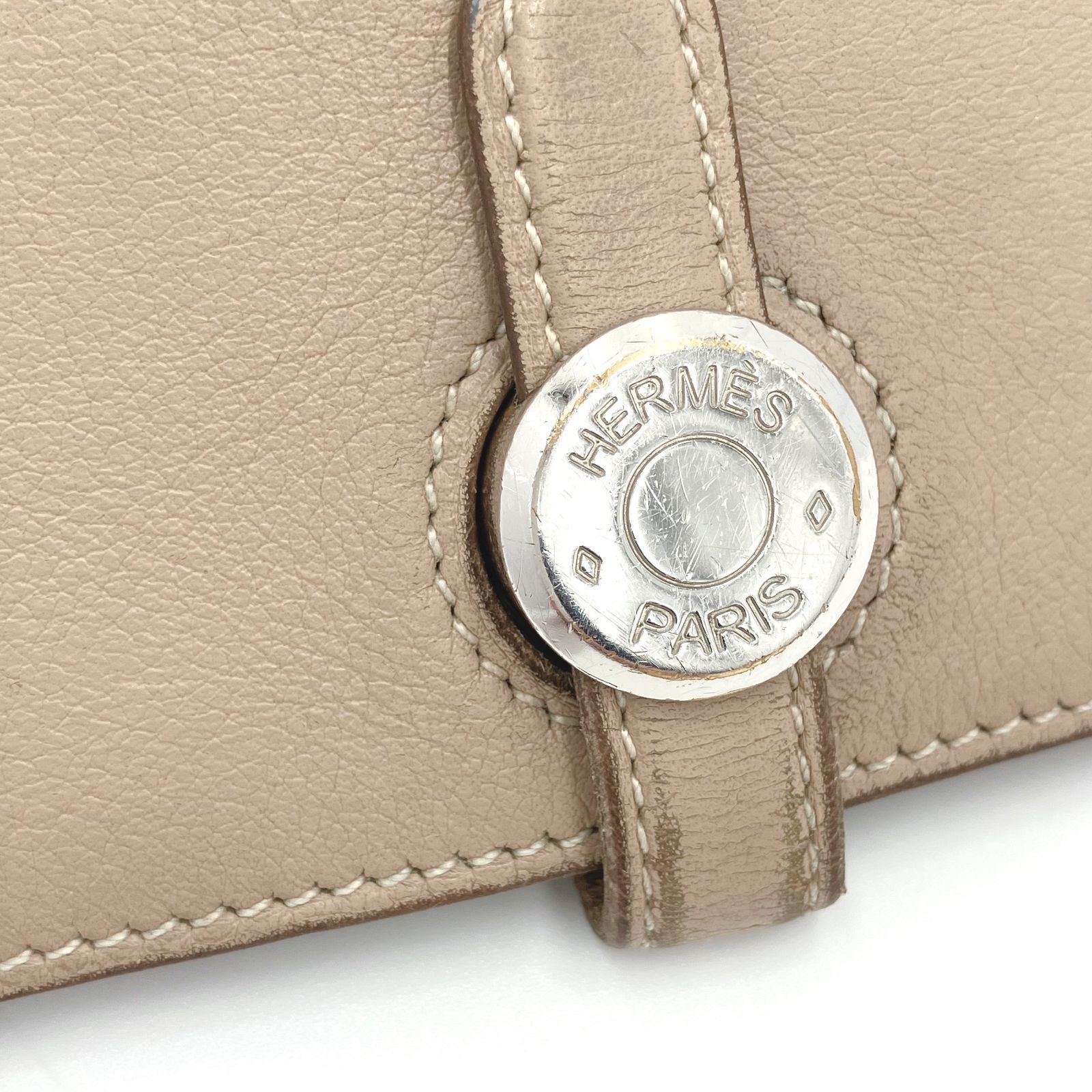 HERMES エルメス ドゴンロング □Q刻印 長財布 ロングウォレット