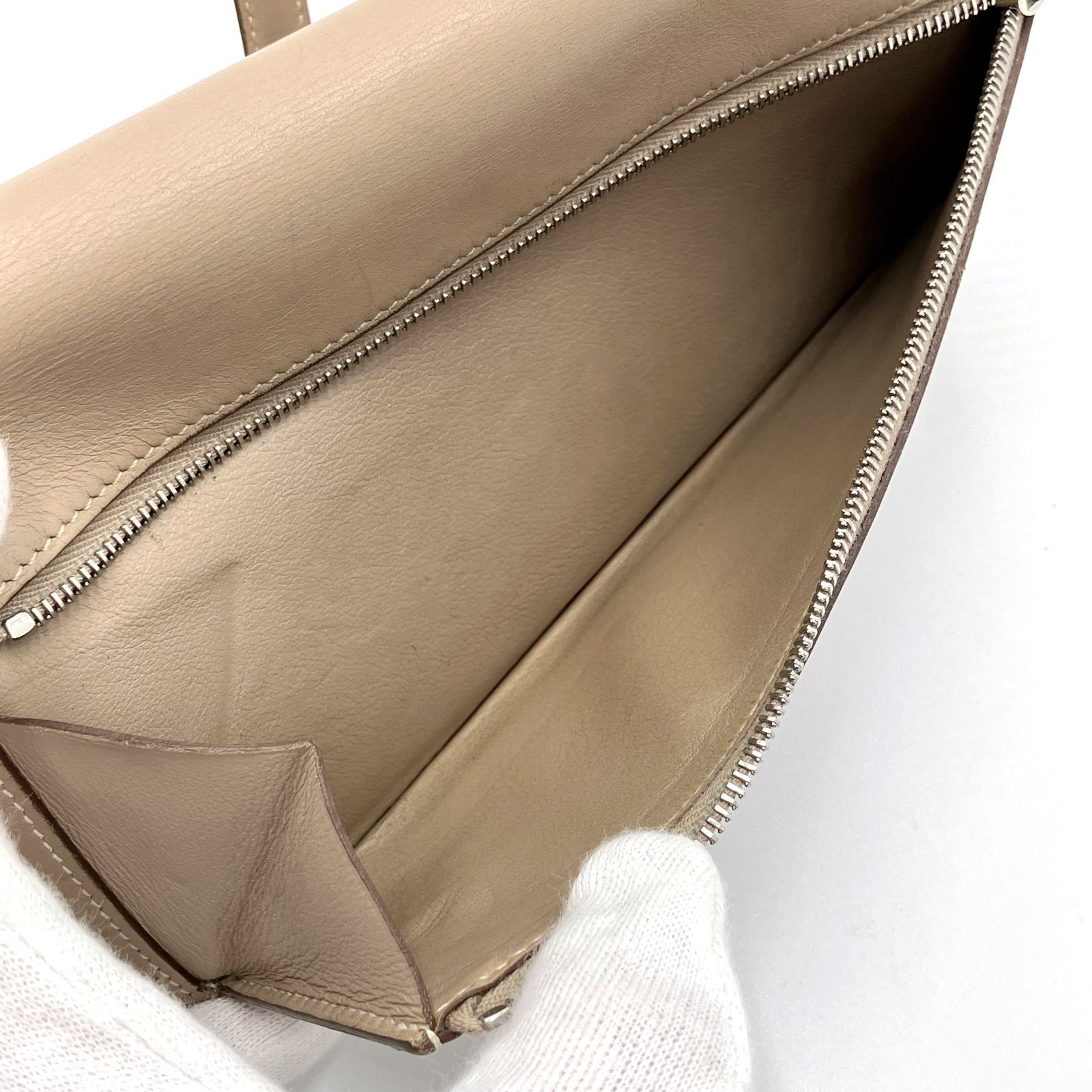HERMES エルメス ドゴンロング □Q刻印 長財布 ロングウォレット