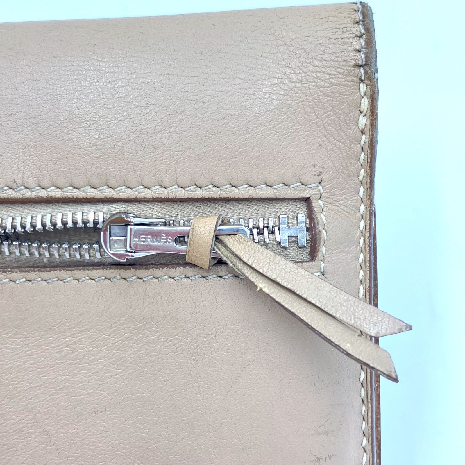HERMES エルメス ドゴンロング □Q刻印 長財布 ロングウォレット