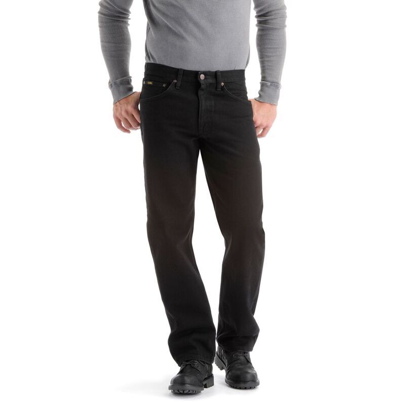 リー メンズ ボトムス デニムパンツ レギュラーフィット ストレート ジーンズ Mens Lee Regular Fit Straight Leg Jeans Black ブラック