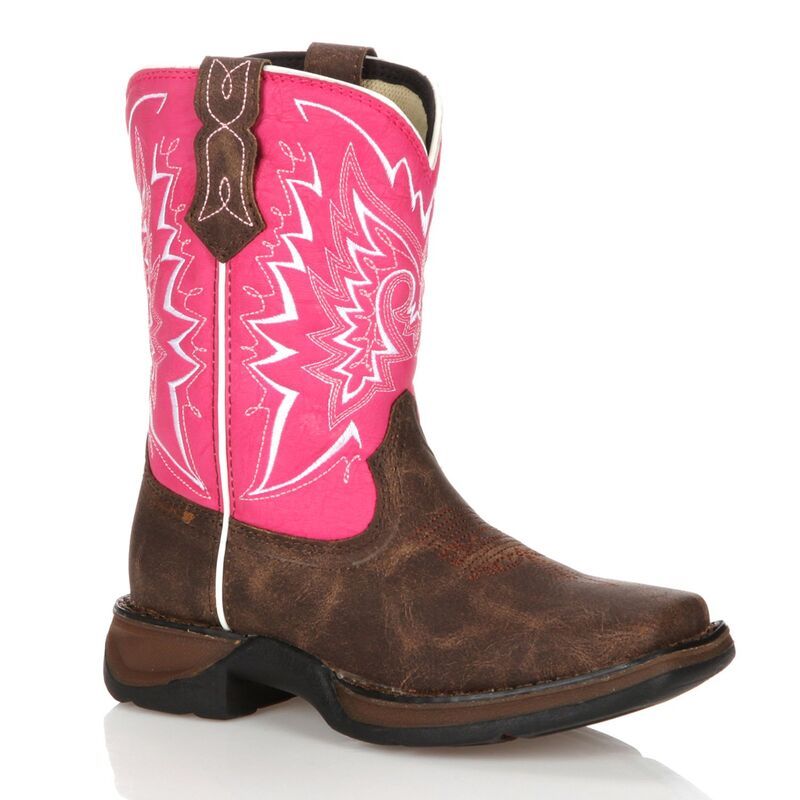 ドゥランゴ レディース シューズ ブーツ・レインブーツ Lil Durango Let Love Fly Girls 8in Western Boots Pink ピンク