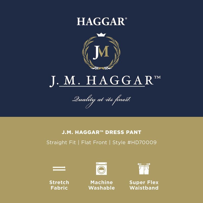 ハガー メンズ ボトムス カジュアルパンツ Mens Haggar StraightFit Dress Pants Chocolate チョコレート