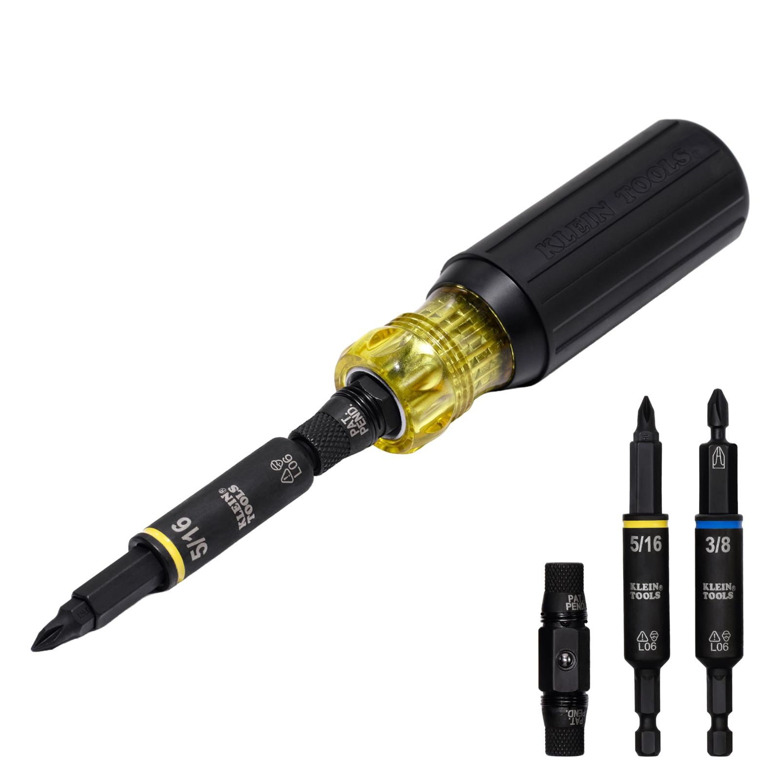 新品 クラインツールズ 耐衝撃性マルチビットドライバー/ナットドライバー 11-in-1 32500HD