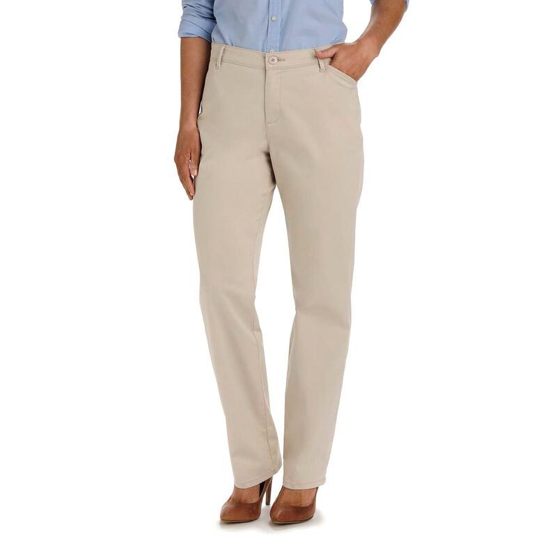 リー レディース ボトムス カジュアルパンツ リラックスフィット Womens LeeRelaxed Fit StraightLeg Twill Pants Parchment