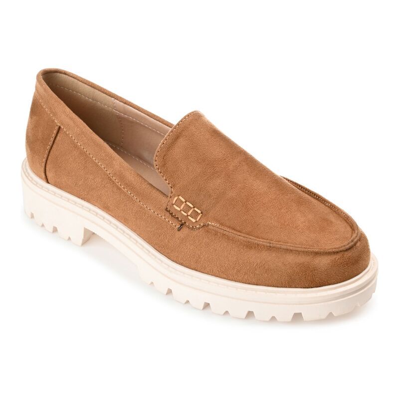 ジュルネ コレクション レディース シューズ スリッポン・ローファー Journee Collection Erika Tru Comfort Foam Womens Loafers Tan タン