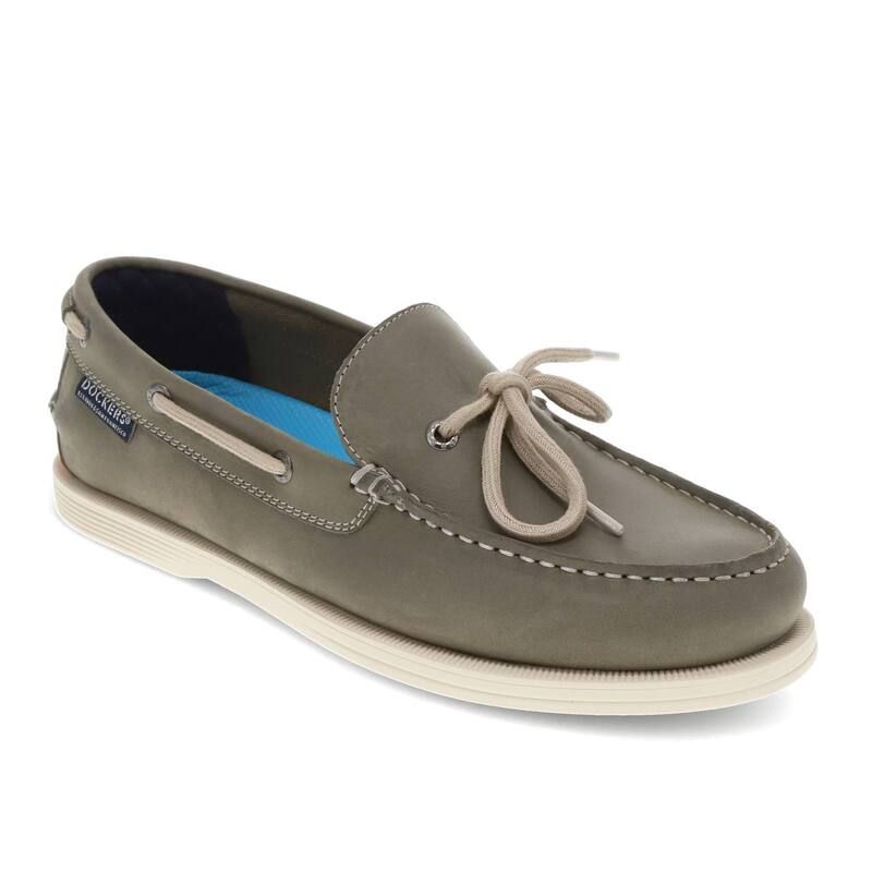 ドッカーズ メンズ シューズ レザー Dockers Darnell Mens Leather Boat Shoes Olive オリーブ