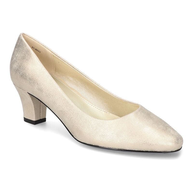 イージーストリート レディース シューズ パンプス ヒール Ballari by Easy Street Womens Block Heel Pumpsoft Gold ゴールド