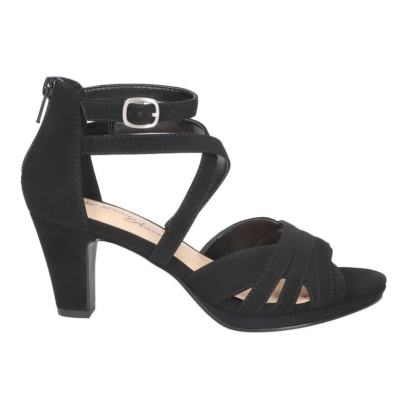 イージーストリート レディース シューズ サンダル Easy Street Crissa Womens Dressandals Black ブラック