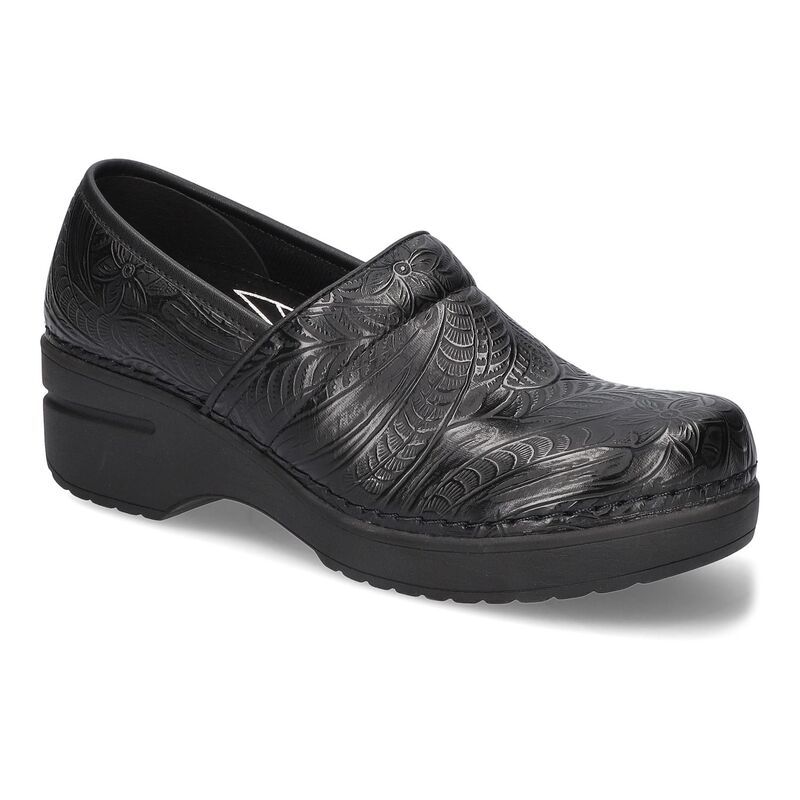 イージーストリート レディース シューズ サンダル Easy Works by Easy Street Lead WomenslipResistant Work Clogs Black Tooled