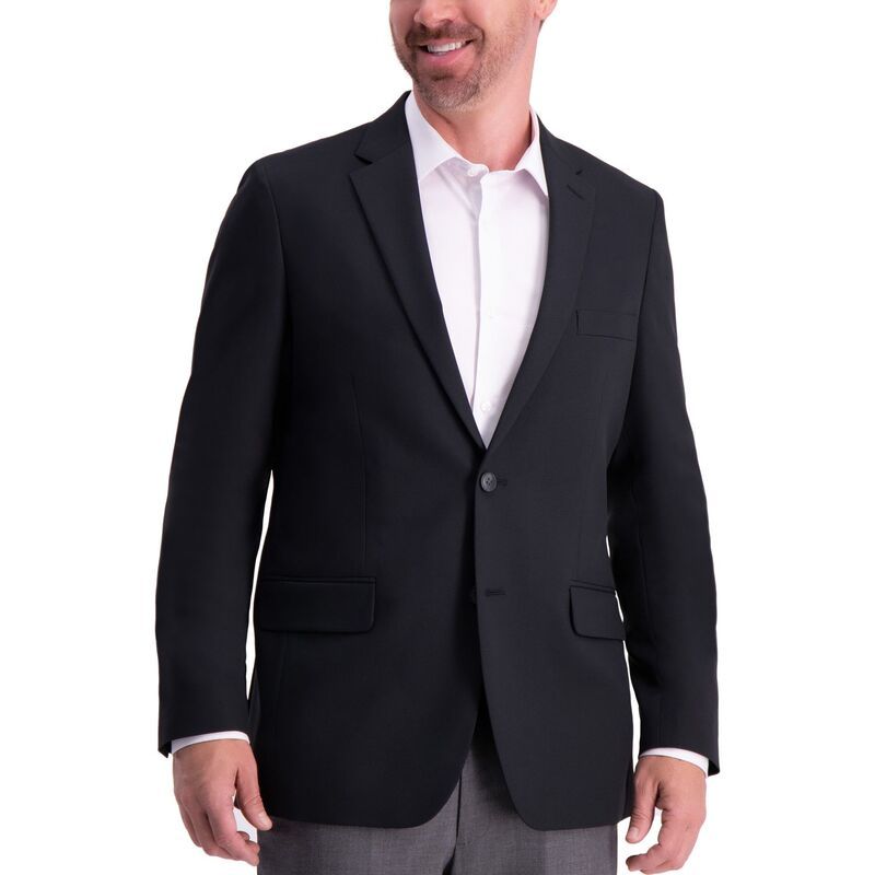 ハガー メンズ アウター ジャケット・ブルゾン ブレザー Mens HaggarR Active Series TailoredFit Blazer Black ブラック
