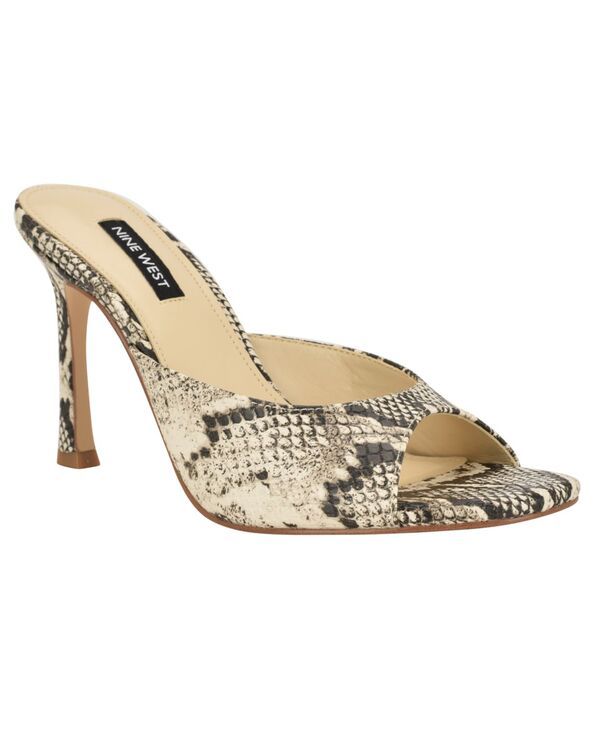 ナインウェスト レディース シューズ スリッポン・ローファー サンダル Nine West Womens Kisco SlipOn Stiletto Dressandals Light Natural