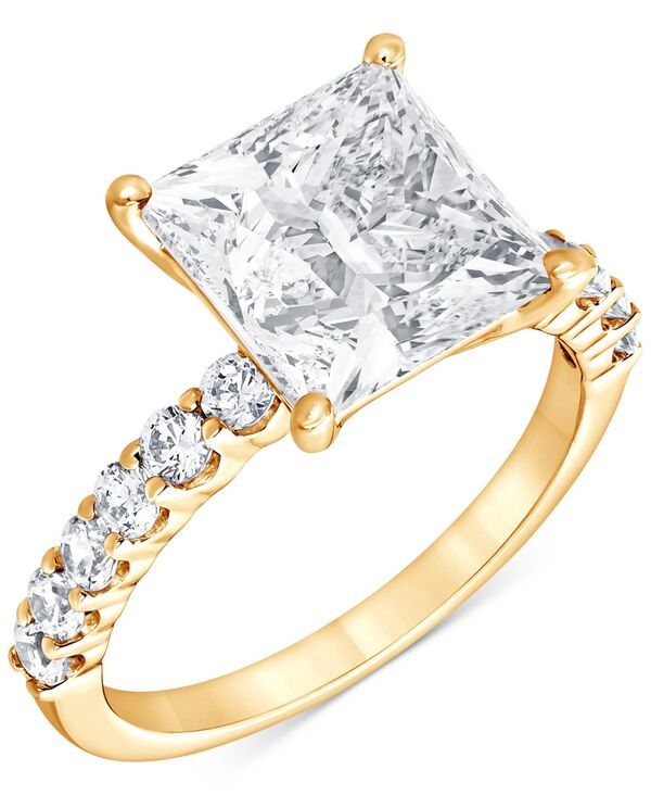 バッジェリーミシュカ レディース アクセサリー リング Badgley Mischka IGI Certified Lab Grown Diamond PrincessCut Engagement R