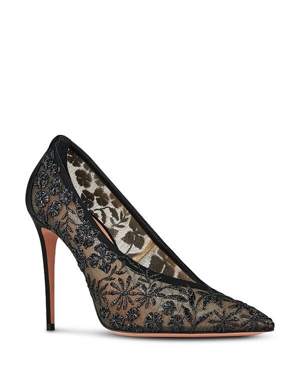 アクアズーラ レディース シューズ パンプス Aquazzura Womens Mon Amour Pumps Black ブラック