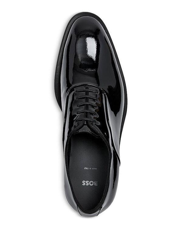 ボス メンズ シューズ ドレスシューズ ワンピース BOSS Mens Derrek Dress Shoes Black ブラック