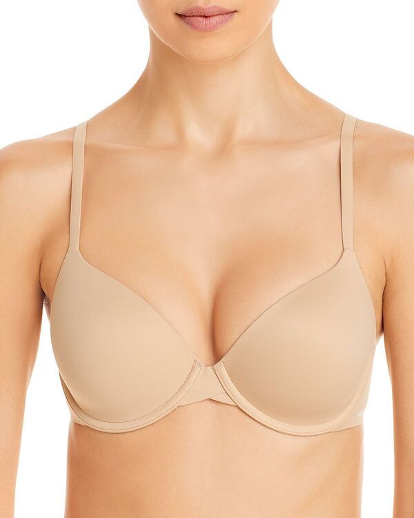 カルバンクライン レディース トップス Tシャツ Calvin Klein Perfectly Fit Full Coverage TShirt Bra Bare