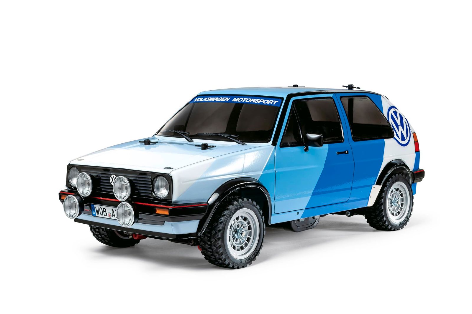 新品 タミヤ 1/10 電動RCカーシリーズ No.714 フォルクスワーゲン ゴルフII GTI 16V ラリー (MF-01Xシャーシ) 58714